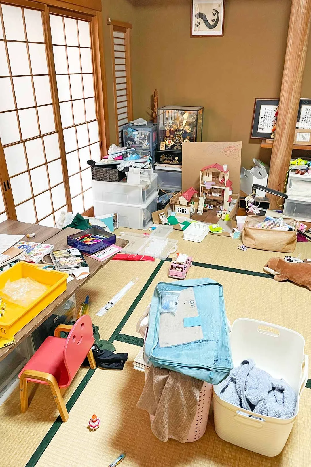 リビング横のおもちゃ収納（施工前）